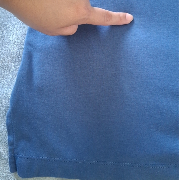 J Jill Women Tee Shirts Tops Long Sleeve Tunic Lot of 2 Brown & Blue Size M - Picture 10 of 10